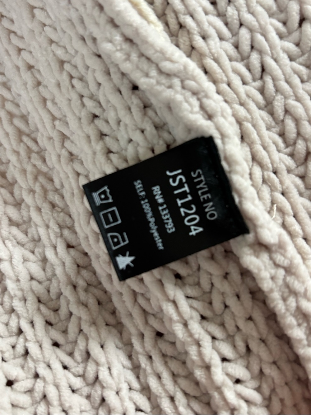 POL Open-Front Chunky Knit Cardigan in Cream - Picture 2 of 5
